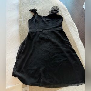 Wilfred Black Textured Dress